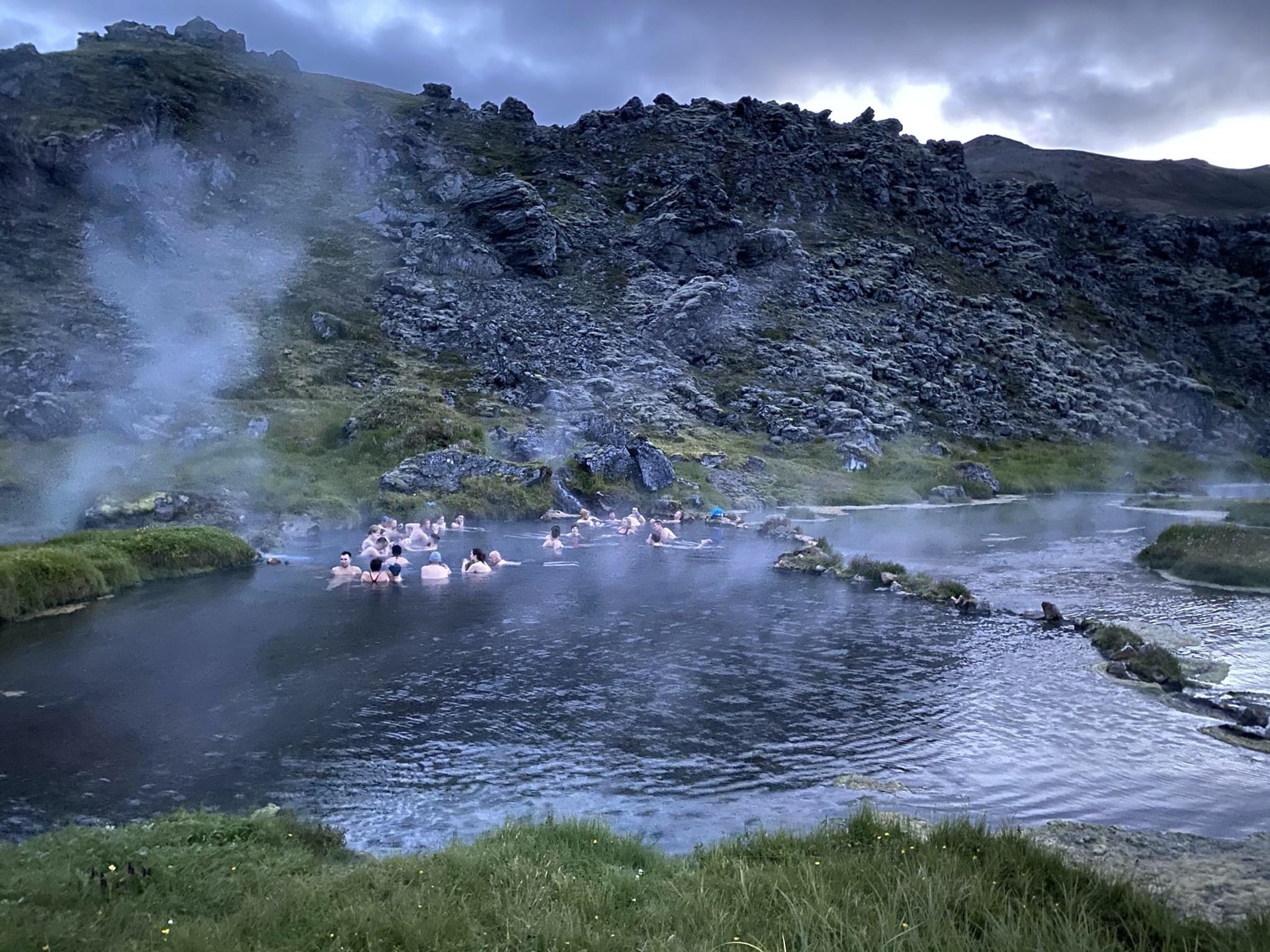 Natuurlijke hotspring Landmannalaugar