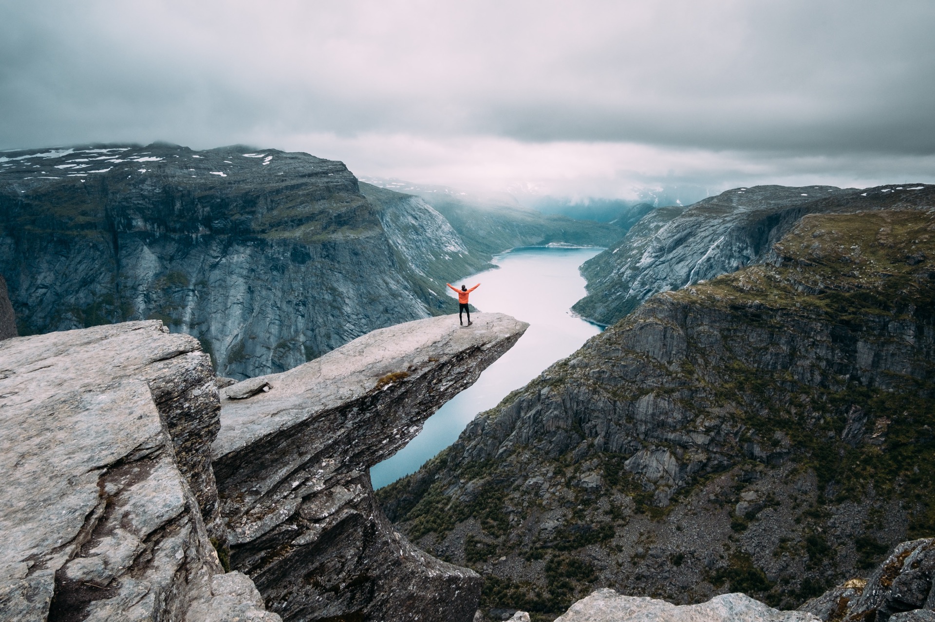 De Trolltunga in Noorwegen